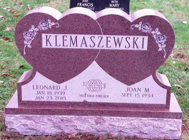 Klemaszewski Memorial — Custom Monuments in Media, PA