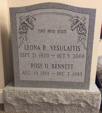Leona Memorial — Custom Monuments in Media, PA