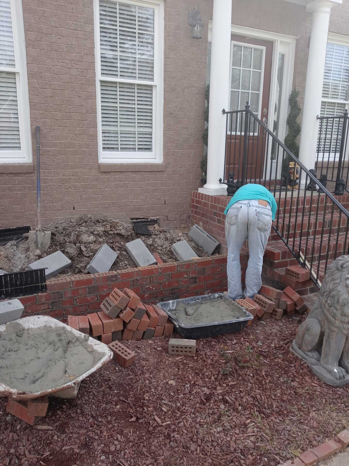 porch installation 2