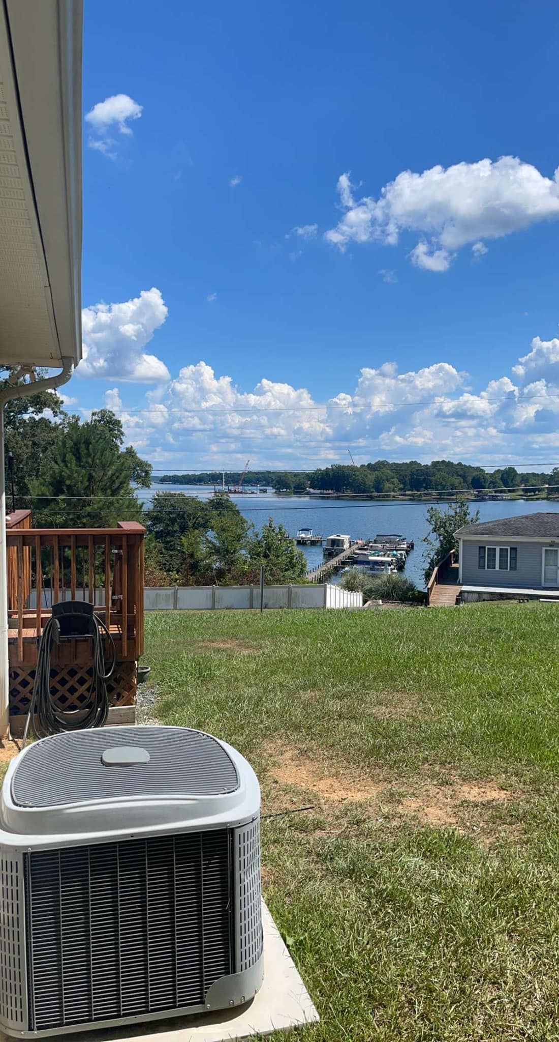 Newly installed HVAC system