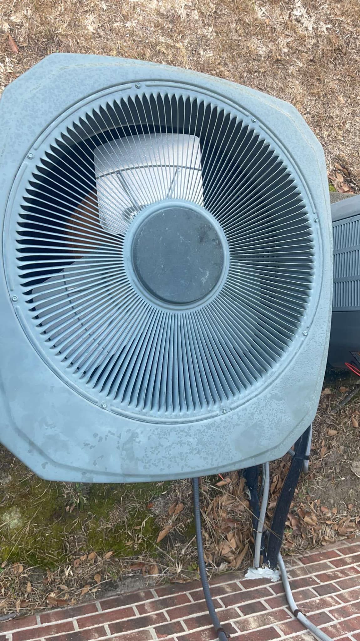 Newly repaired HVAC unit