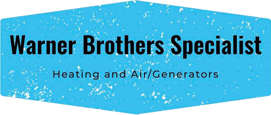 The logo for Warner Brothers Specialist heating and air generators