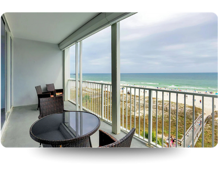 beach balcony view 