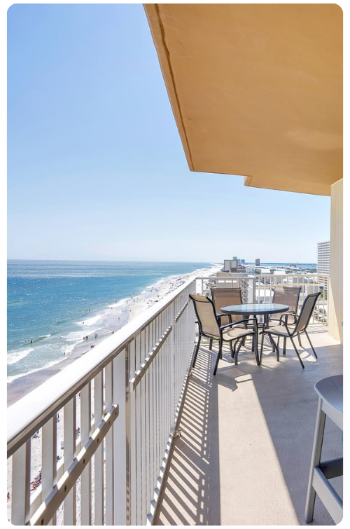 beach balcony view