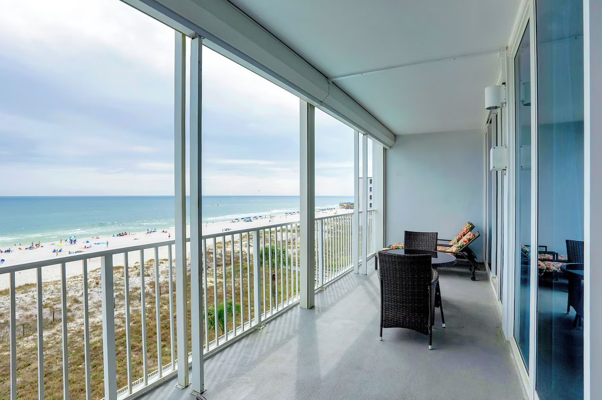 beach balcony view 