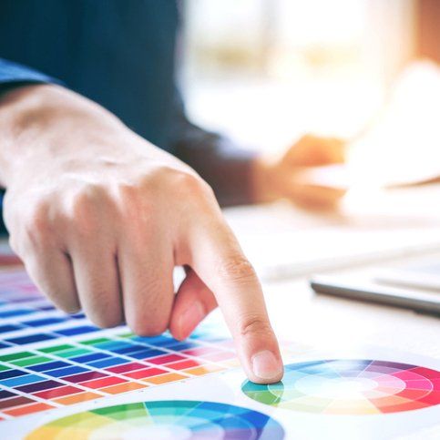 Colour selection from chart