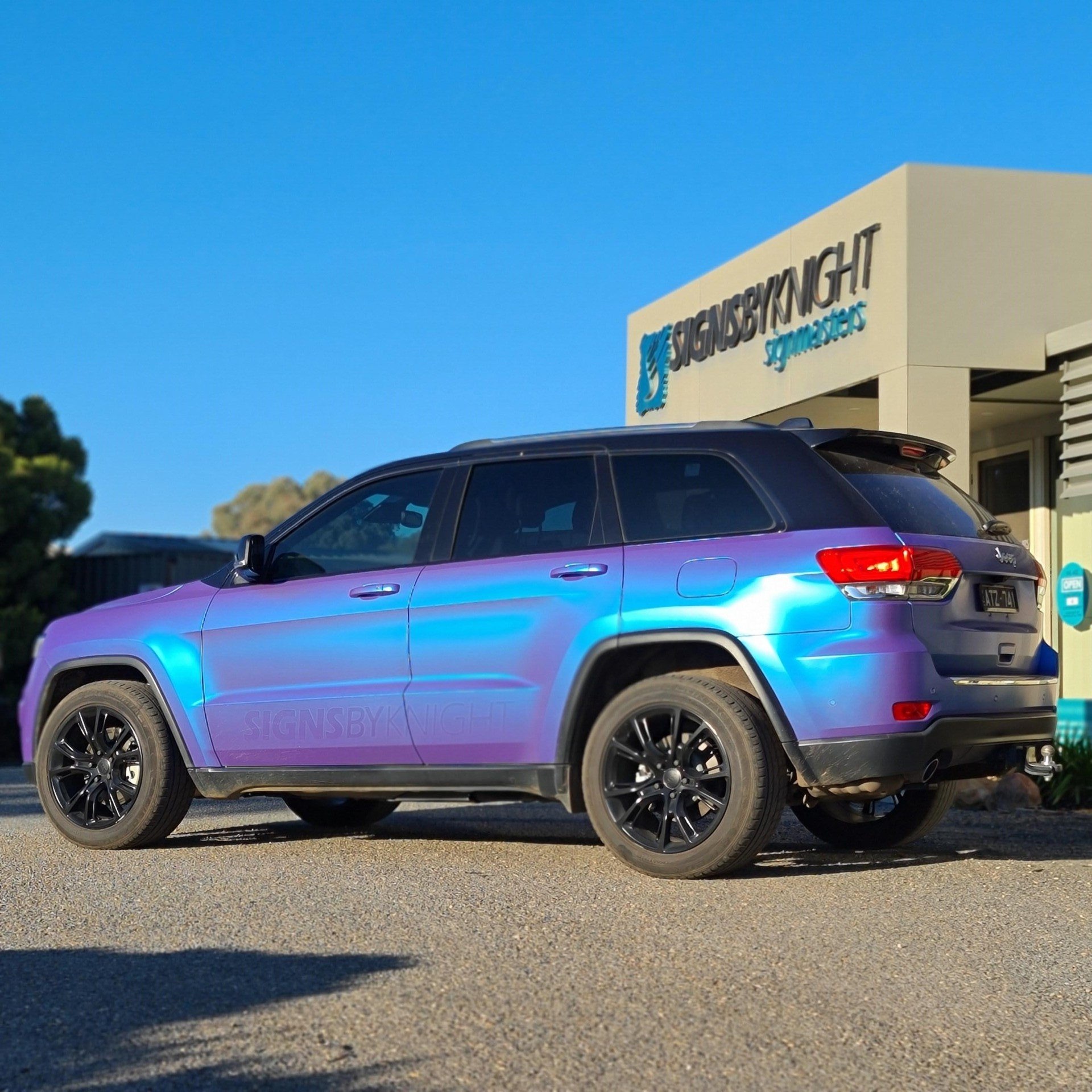 Full Colour wrapped jeep