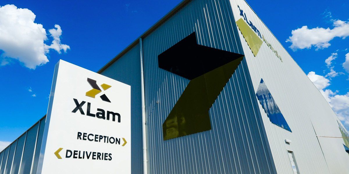 xlam building signage