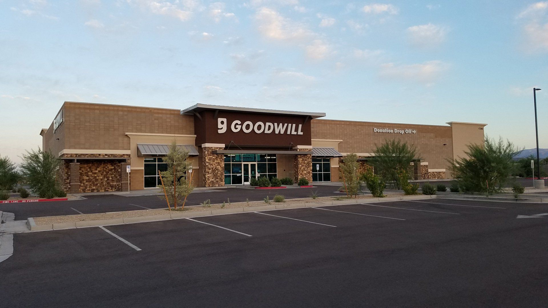 Goodwill Parking Space — Peoria, AZ — Sunstate Plumbing Inc