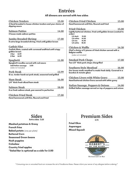 A menu for a restaurant with a sign that says menu on it.