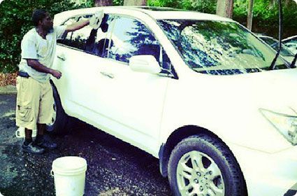 Cleaning Car Windows