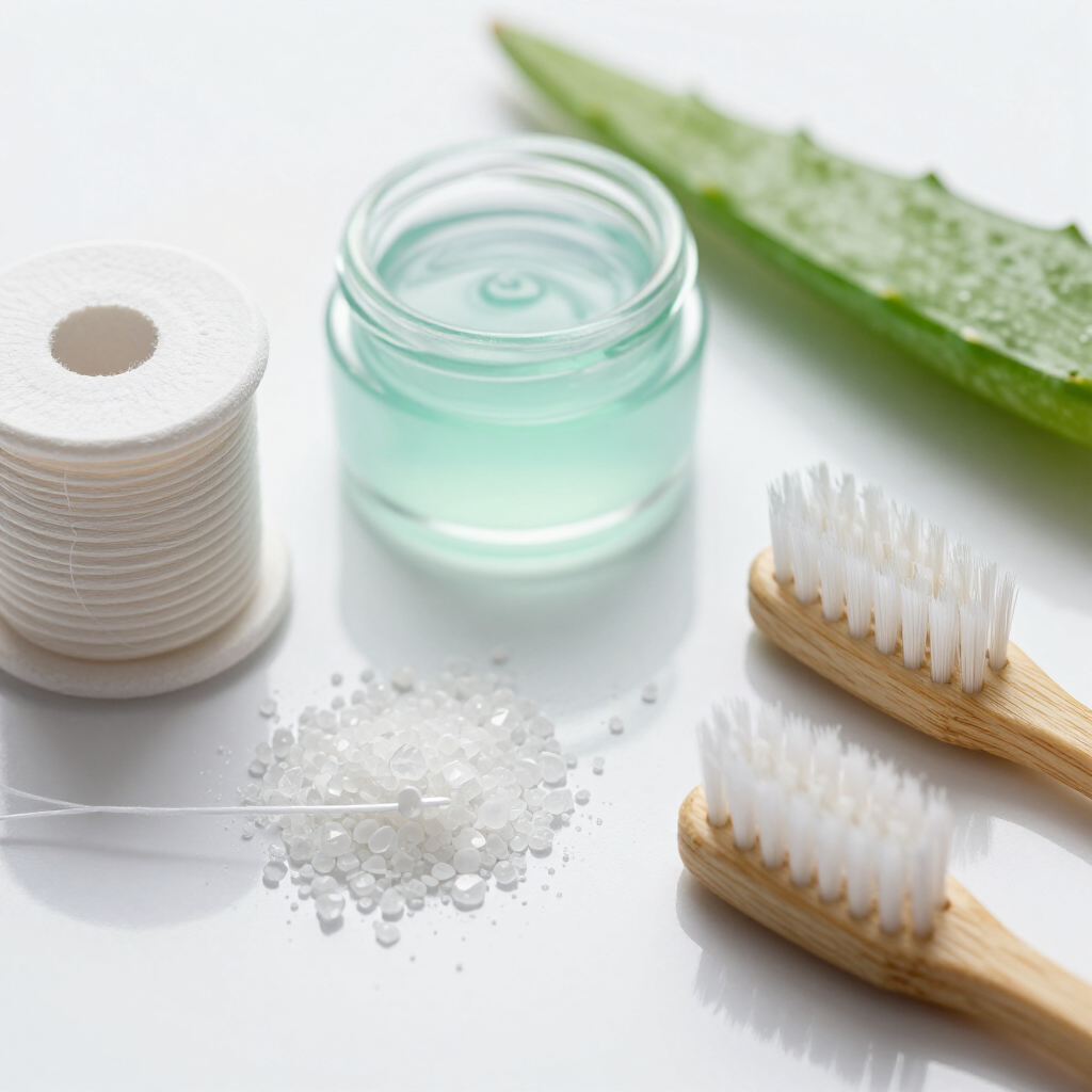 Fluoride-free dental cleaning tools in a luxury Manhattan office