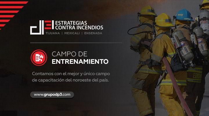 Un grupo de bomberos están uno al lado del otro en un campo.