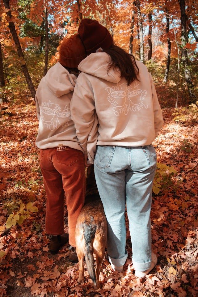 Don't Be a Stranger Tan Hoodie