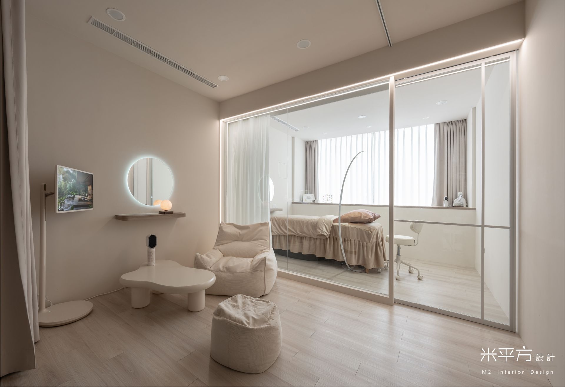 Auni Salon 奧倪美學|霧眉沙龍|手繪美甲|米平方空間設計 - 台南店面設計 / 台南商業空間設計 / 霧眉工作室裝潢 / 美甲工作室裝潢