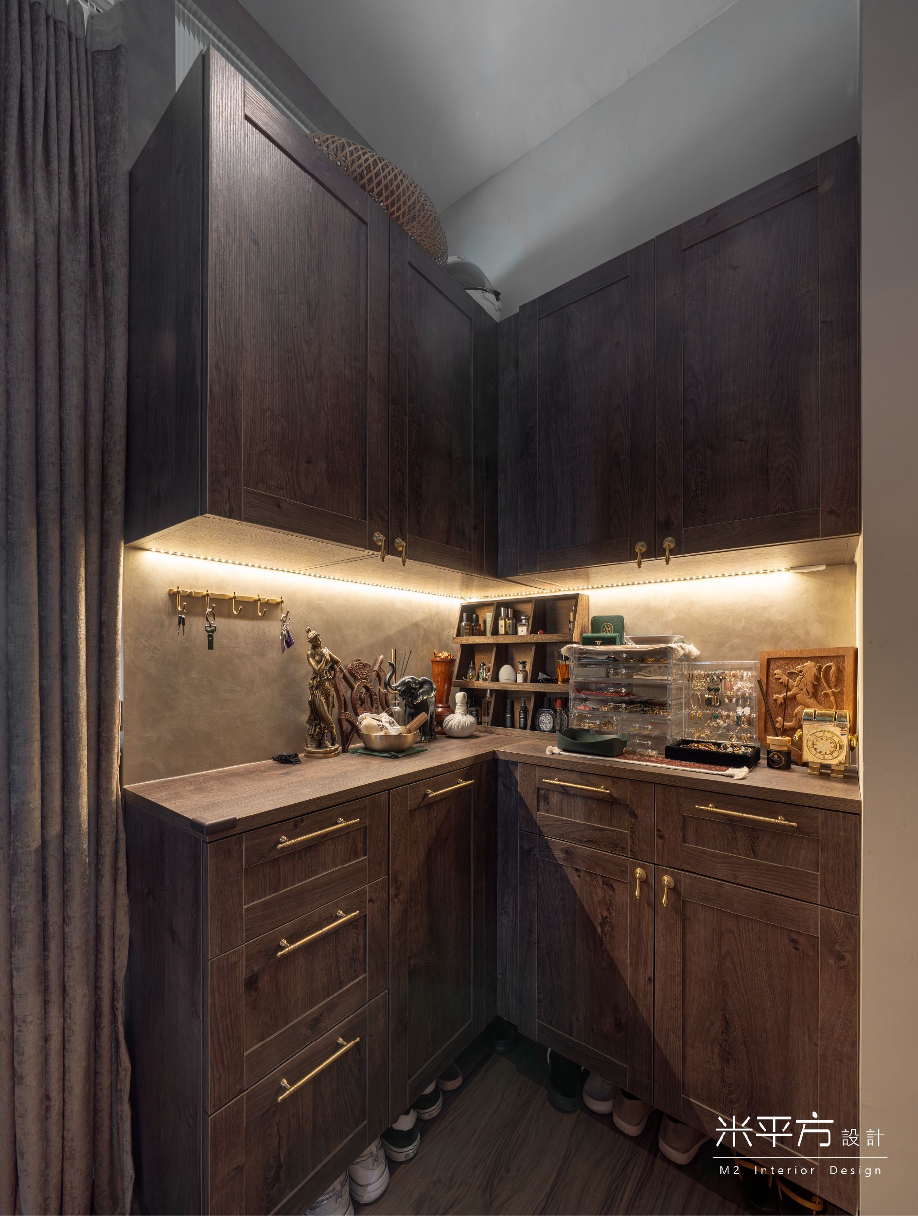 台南市 和宜仁和｜開放式空間設計｜藝術塗料 / 藝術漆 / 特殊漆｜系統櫃｜米平方空間設計 - 台南室內設計 / 台南老屋翻新