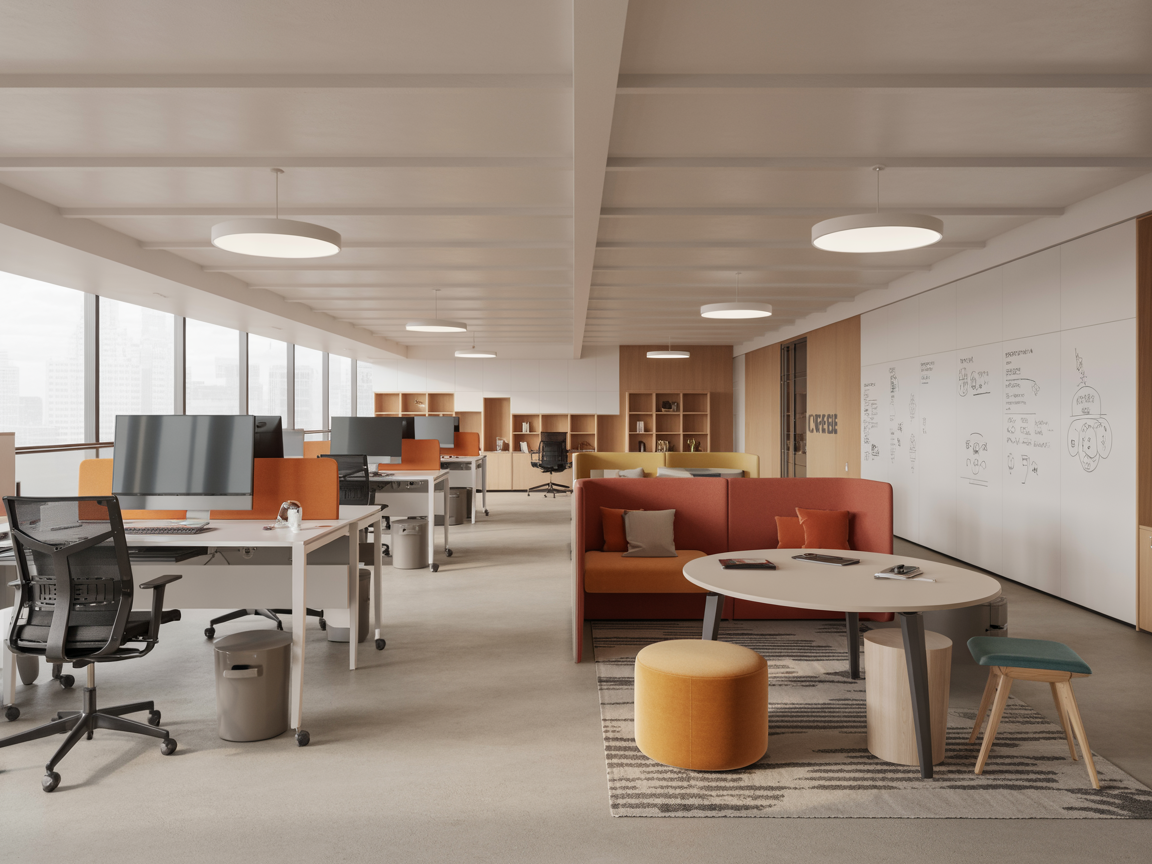 辦公室裝潢 - 5大設計策略,打造讓同事愛上班、效率翻倍的理想辦公空間