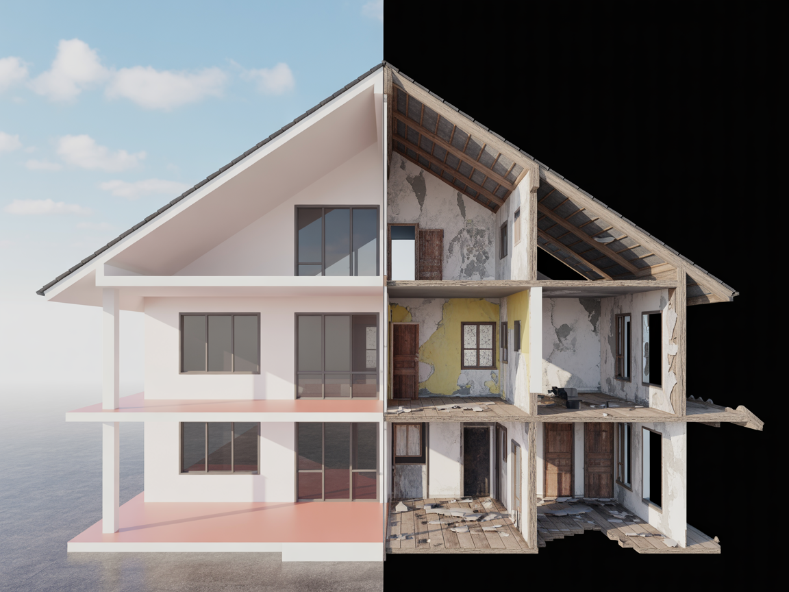 為何專家都說「裝潢過的中古屋」不要碰？裝潢越漂亮的中古屋，問題可能越多