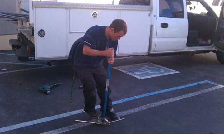 Man working — electrical repairs in Huntington Beach, CA