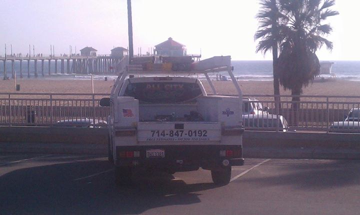 service car in parking lot — electrical repairs in Huntington Beach, CA