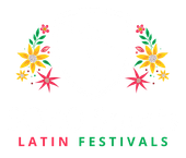 A white background with the words latin festivals on it.