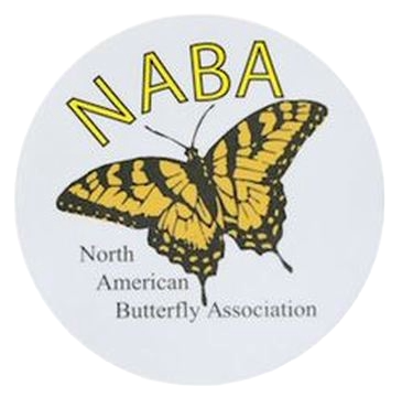 NABA logo with a yellow and black butterfly. 