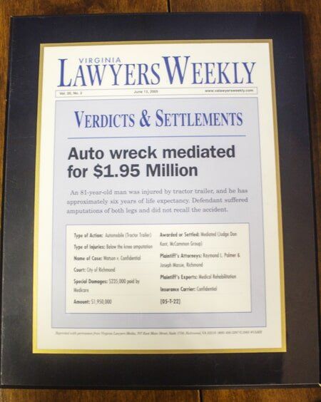 Virginia Lawyers Weekly - Richmond, VA - The Massie Law Firm