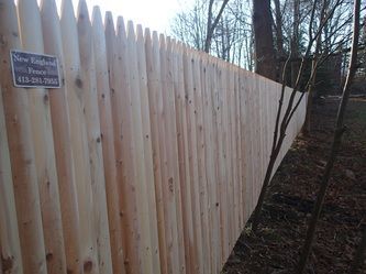 Simple Wood Fence – Pittsfield, MA - New England Fence