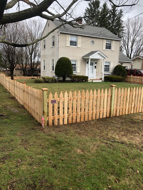 Backyard Wooden Fence – Pittsfield, MA - New England Fence