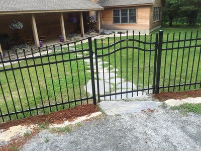 Traditional Metal Fence With Gate – Pittsfield, MA - New England Fence