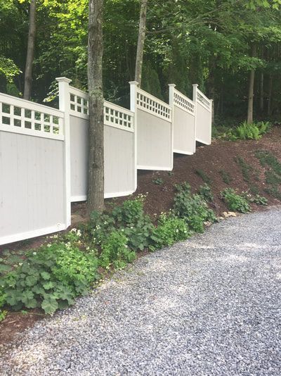 Fence on the Side of a Gravel Road – Pittsfield, MA - New England Fence