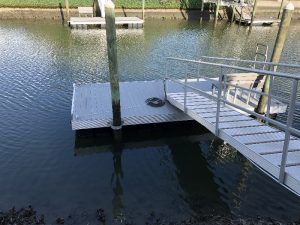 Dock on lake