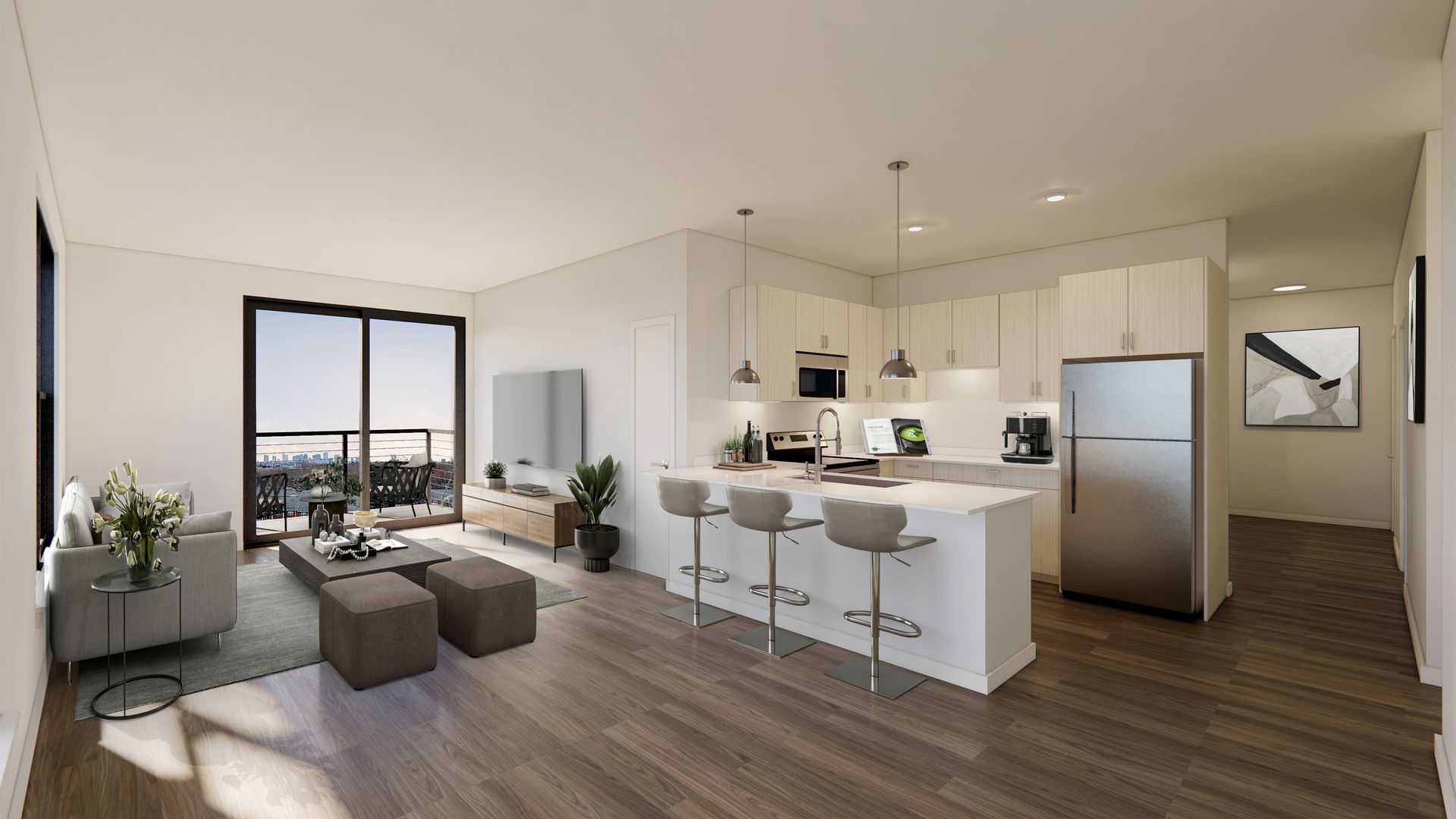 Modern Kitchen at The Artemis at Arlington Heights.