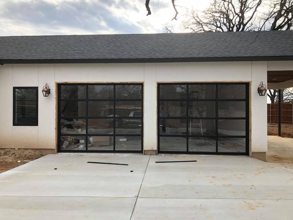 Abandoned Garage Door - A Garage Door Of An Abandoned House in Dallas/Fort Worth, TX