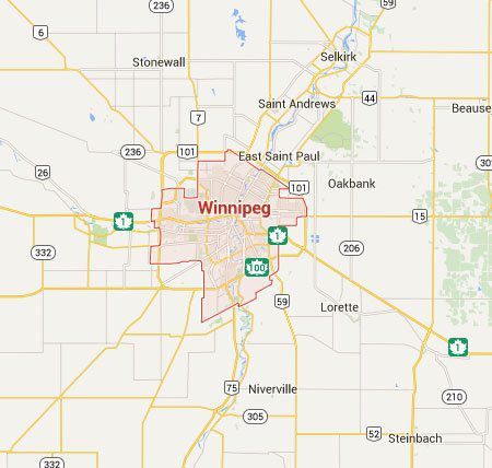 Winnipeg Map
