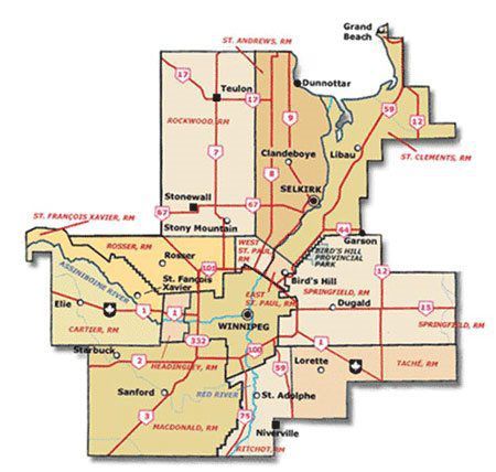 Winnipeg Map