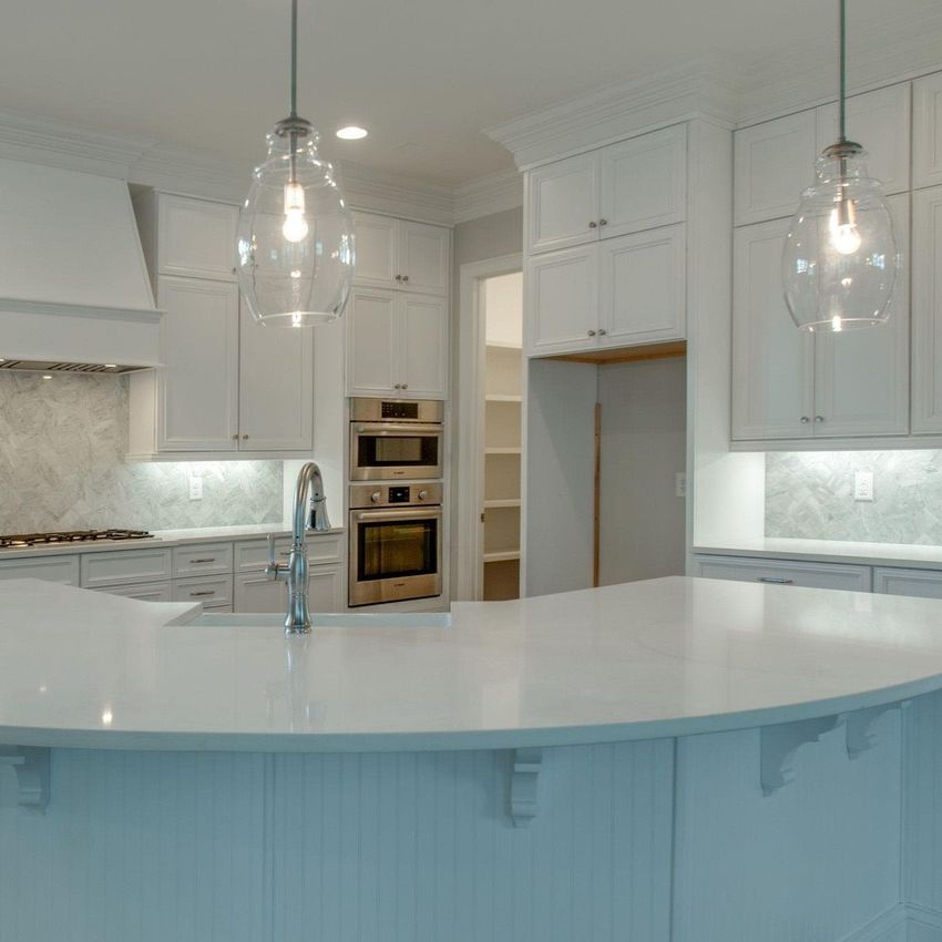 custom quartzite kitchen counters