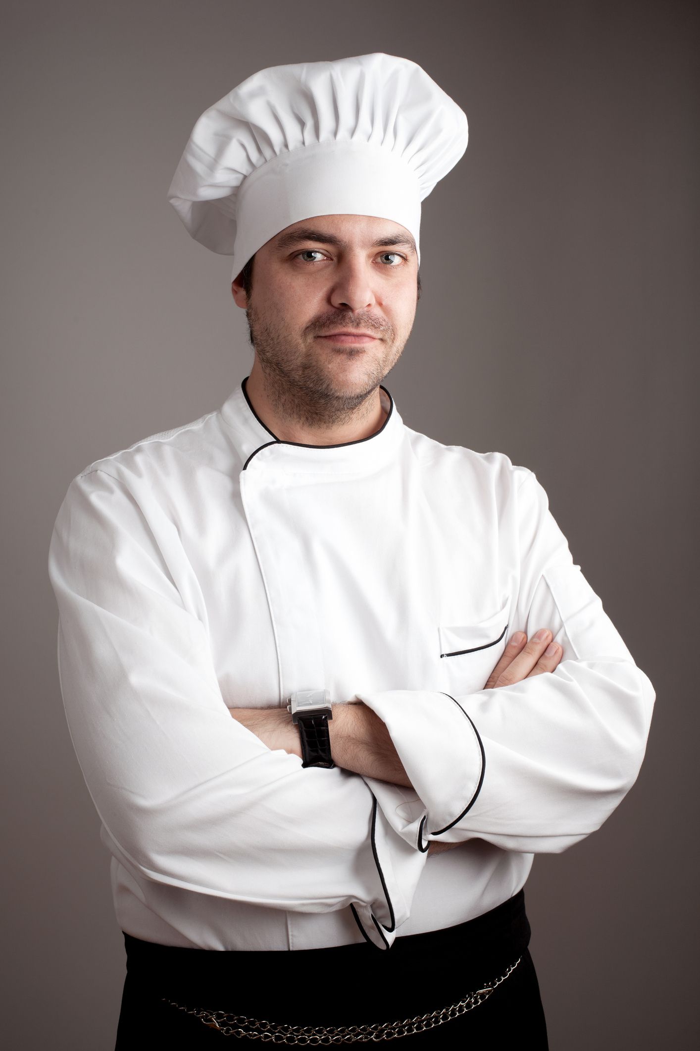 Handsome Chef Posing