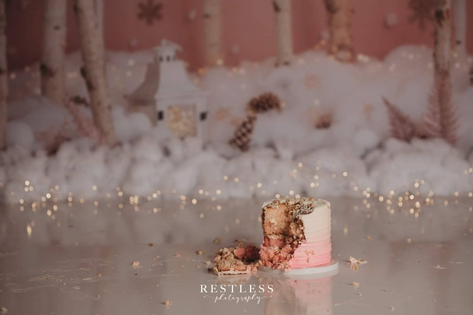 Mix it Up! Smash Cakes: remnants of a smash cake!