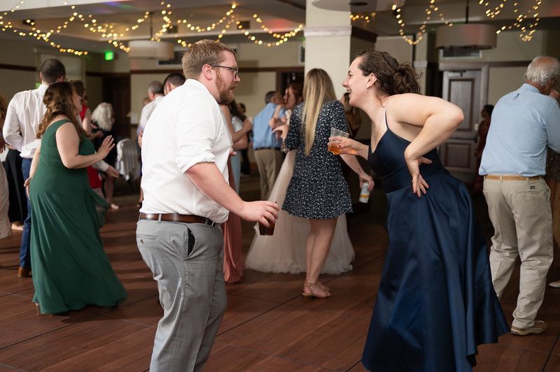 Mix It Up! providing dj services while a small group of people are dancing