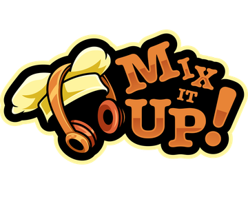 Mix It Up! DJ and Cakes Update Logo