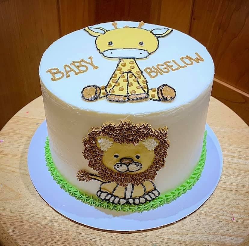 Mix It Up! cakes and cupcakes: Red, White and Blue cake for a club