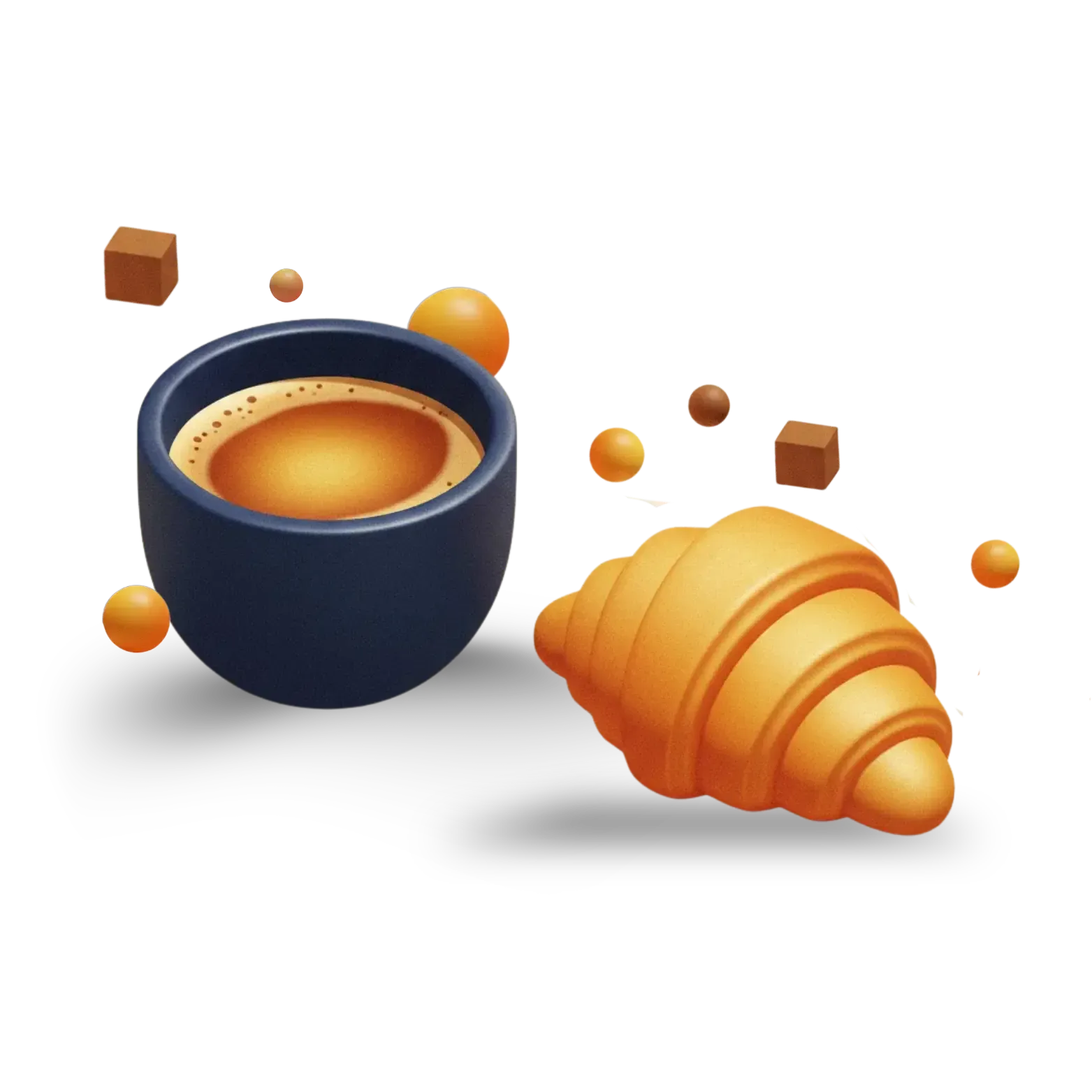 Financial success: Stack of coins with upward arrow, happy money bag, and a computer with financial data and a red