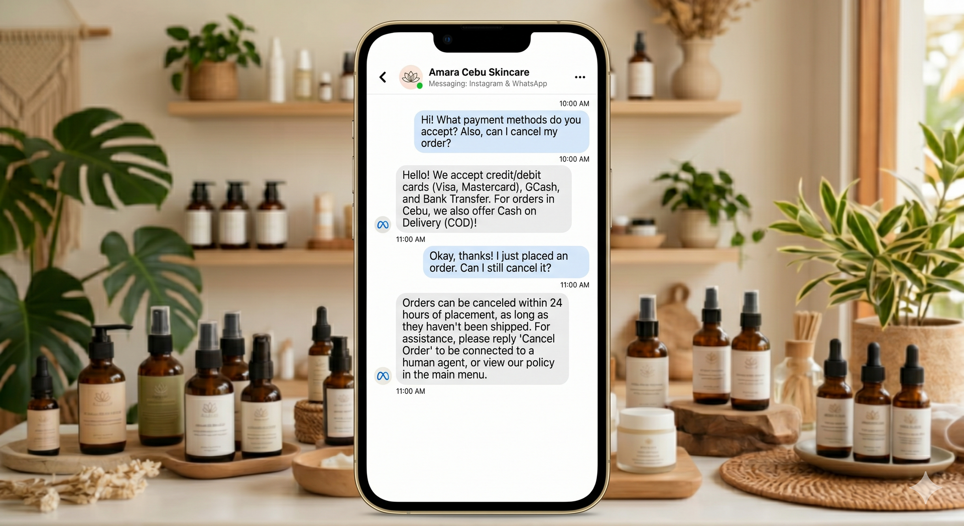 Meta Business AI as a smart, always-on assistant.