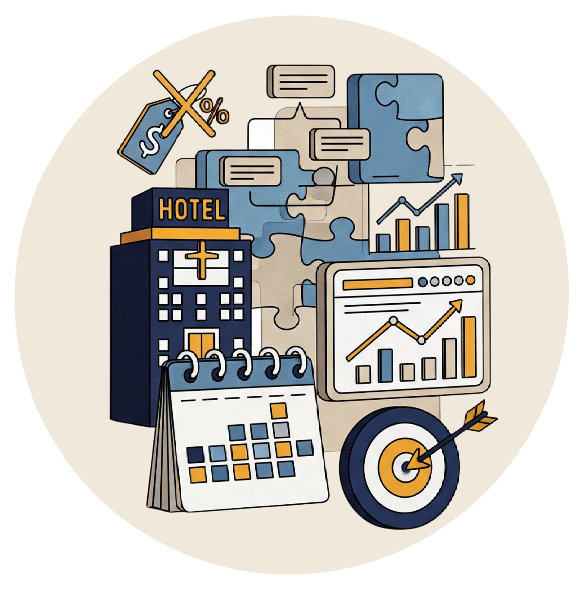 hotel marketing strategies  reflecting LOKAL’s planning-first method for direct bookings.