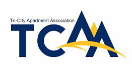 The logo for the tri-city apartment association