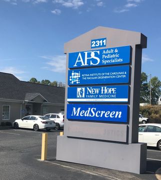 North Carolina — MedScreen Business Monument Sign in Gastonia, NC