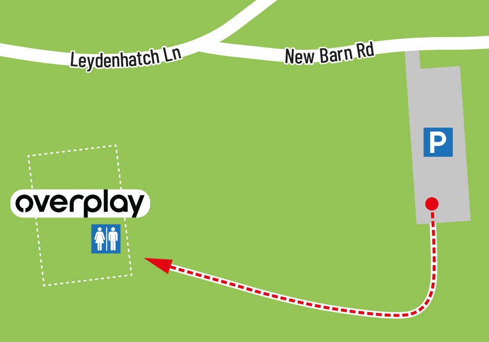 Overplay location map for Swanley Park