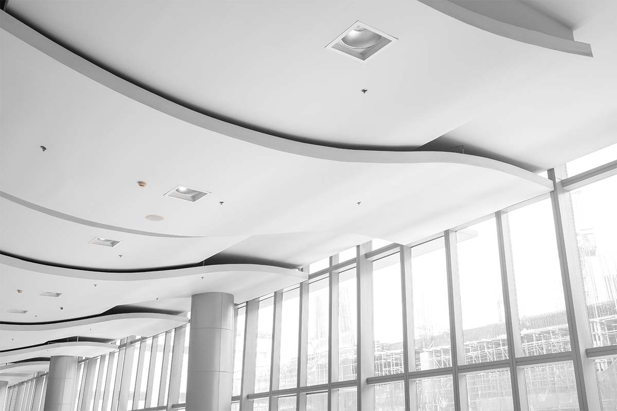 Curved Gyprock Ceiling