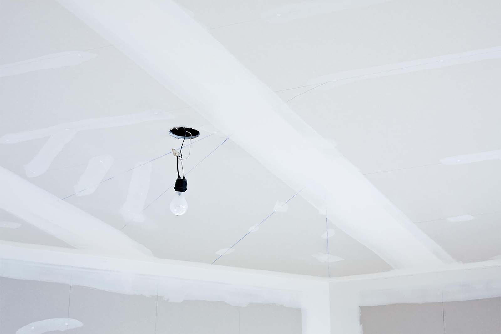 Installation Of A New Plasterboard Ceiling In A Cairns Garage
